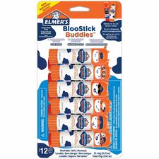 Elmer's Disappearing Color School Glue Sticks - 0.21 oz - 12 / Pack - Blue