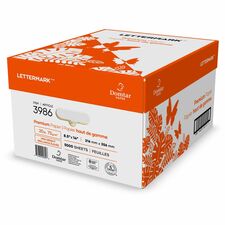 Lettermark Copy Paper - 96 Brightness - Legal - 8 1/2" x 14" - 20 lb Basis Weight - 75 g/m² Grammage - 10 / Carton - 500 Sheets per Ream - Sustainable Forestry Initiative (SFI), ECF - ColorLok Technology, Printable, Jam-free, Elemental Chlorine-free, Acid-free, Long Lasting - White