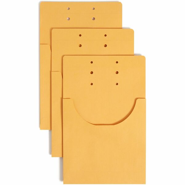 Smead Letter, Legal File Jacket - 3/4" Folder Capacity - 8 1/2" x 14" - 3/4" Expansion - 1 Pocket(s) - Kraft - Kraft - 100 / Carton