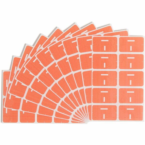 Smead AlphaZ ACCS Color-Coded Labels - "I" - 1" Width x 1 5/8" Length - Pink - 10 / Sheet - 100 / Pack