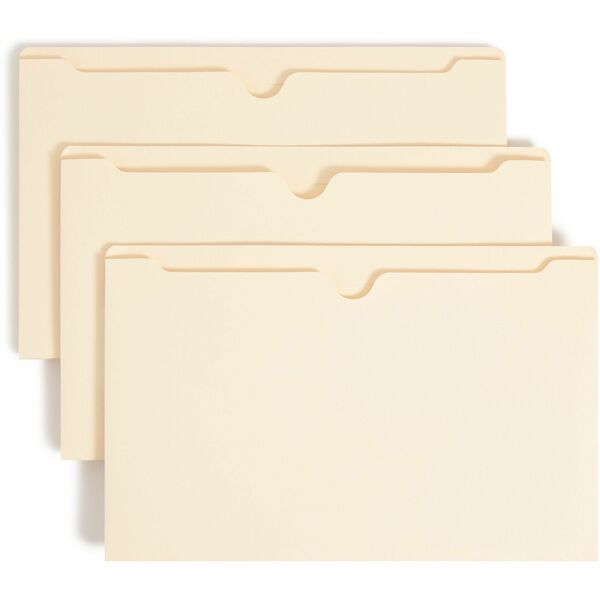 Smead Legal Recycled File Jacket - 8 1/2" x 14" - 1 1/2" Expansion - Manila - 10% Recycled - 50 / Box