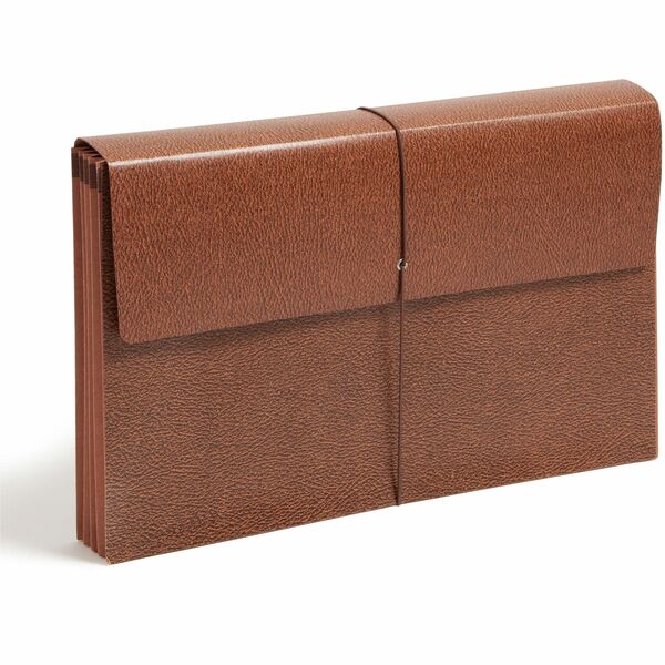 Smead Legal Recycled File Wallet - 8 1/2" x 14" - 3 1/2" Expansion - Redrope - Redrope - 30% Recycled - 1 Each