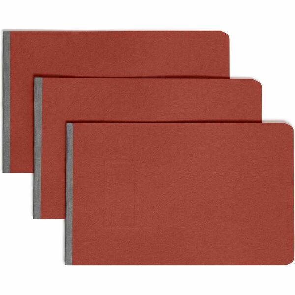 Smead Premium Pressboard Legal Recycled Fastener Folder - 2" Folder Capacity - 8 1/2" x 14" - 2" Expansion - 1 Fastener(s) - Pressboard - Red - 100% Recycled - 1 Each