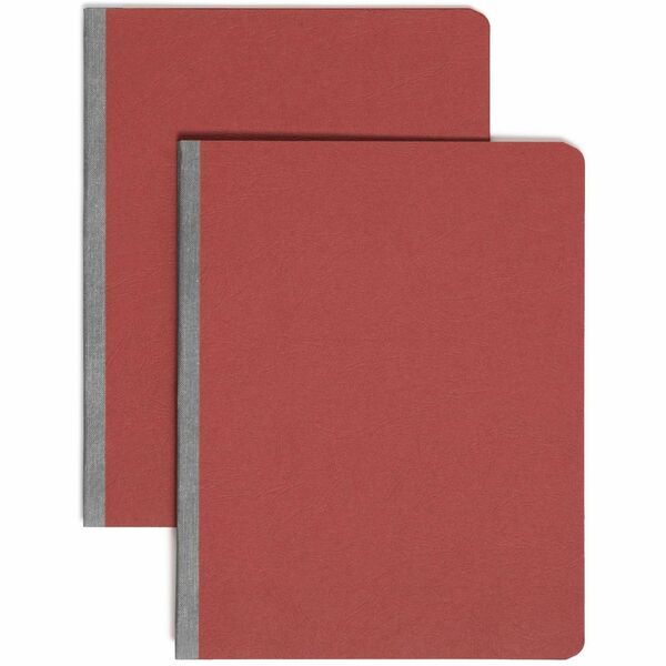 Smead Premium Pressboard Letter Recycled Fastener Folder - 3" Folder Capacity - 8 1/2" x 11" - 3" Expansion - 1 Fastener(s) - Pressboard - Red - 100% Recycled - 1 Each