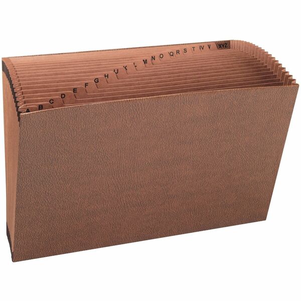 Smead TUFF Legal Recycled Expanding File - Legal - 8 1/2" x 14" Sheet Size - 7/8" Expansion - 21 Pocket(s) - Redrope - Red - Recycled - 1 Each
