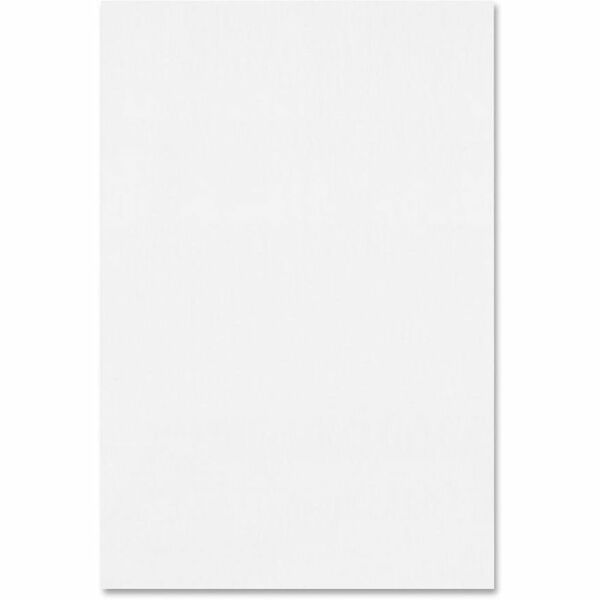 TOPS Second Nature Gum Top Recycled Pads - 100 Sheets - Plain - Double Stitched - 4" x 6" - White Paper - Hard Cover, Perforated - Recycled - 12 / Pack