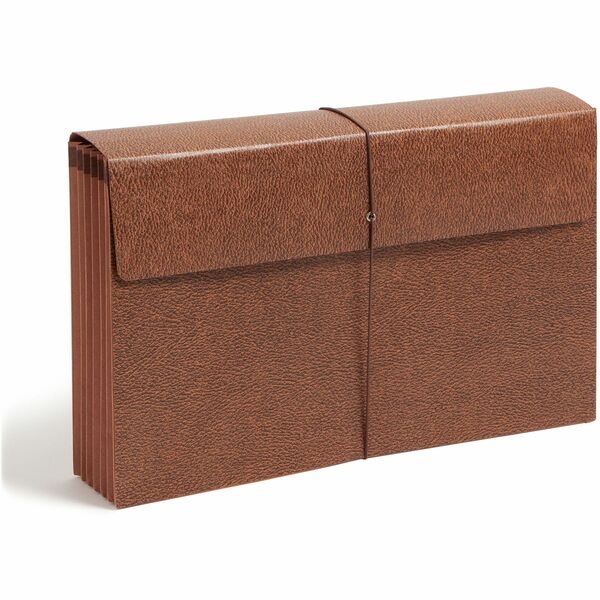 Smead Legal Recycled File Wallet - 8 1/2" x 14" - 5 1/4" Expansion - Redrope - Redrope - 30% Recycled - 1 Each