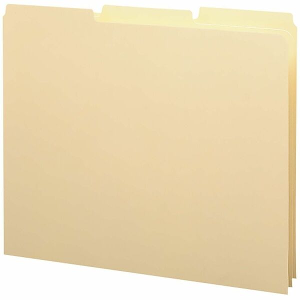 Smead Filing Guides with Blank Tab - Blank Assorted Tab(s) - Letter - Manila Manila Tab(s) - Recycled - 100 / Box