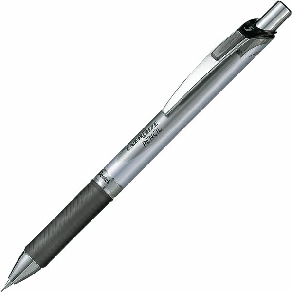 Pentel EnerGize Mechanical Pencils - #2 Lead - 0.5 mm Lead Diameter - Refillable - Black Barrel - 1 Dozen
