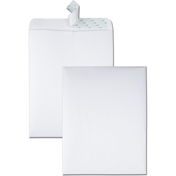 Quality Park 10 x 13 Catalog Envelopes with Redi-Strip® Closure - Catalog - #13 1/2 - 10" Width x 13" Length - 28 lb - Peel & Seal - Wove - 100 / Box - White