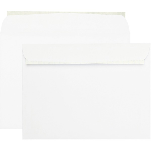 Quality Park 9 x 12 Booklet Envelopes with Self-Seal Closure - Catalog - #9 1/2 - 9" Width x 12" Length - 28 lb - Peel & Seal - Wove - 100 / Box - White