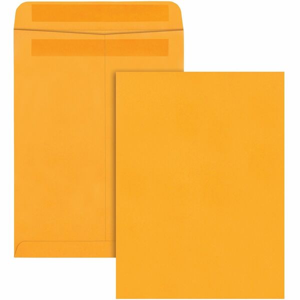 Quality Park 9 x 12 Catalog Mailing Envelopes with Redi-Seal® Self-Seal Closure - Catalog - #10 1/2 - 9" Width x 12" Length - 28 lb - Self-sealing - Kraft - 250 / Box - Kraft