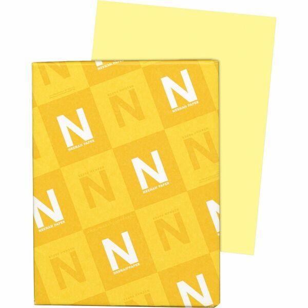 Exact Vellum Bristol Paper - 92 Brightness - Letter - 8 1/2" x 11" - 67 lb Basis Weight - 250 / Pack - Quick Drying, Durable, Acid-free, Heavyweight - Yellow