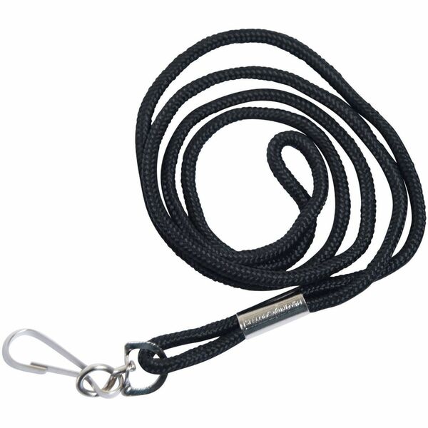 SICURIX Standard Rope Lanyard - 12 / Pack - 36" Length - Black - Nylon