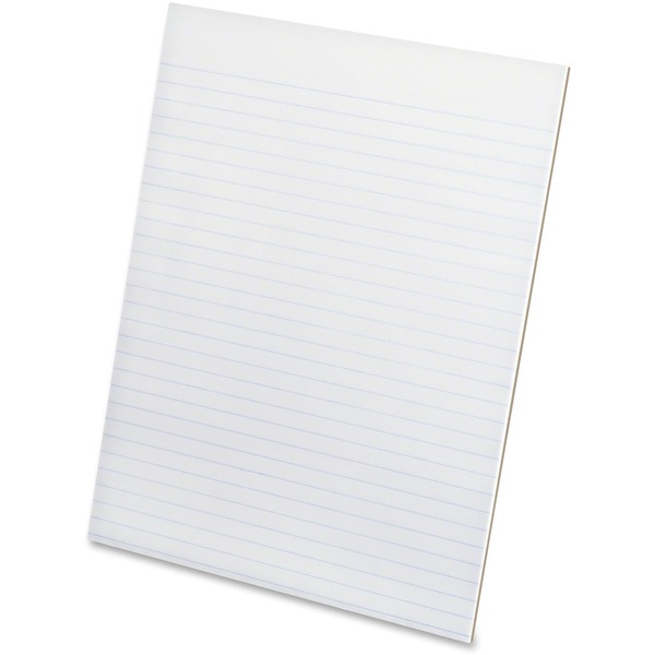 Ampad Evidence Glue - Top Ruled Pads - Letter - 50 Sheets - Glue - Narrow Ruled Margin - 15 lb Basis Weight - Letter - 8 1/2" x 11" - 0.18" x 8.5" x 11" - White Paper - Padded, Sturdy Back, Chipboard Backing, Easy Tear, Smooth Edge, Rigid - 12 / Pack