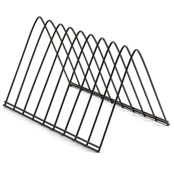Officemate Triangle Wire Sorter, Black - 7" Height x 7" Width x 11" DepthDesktop - Sturdy - Black - Steel Wire - 1 Each