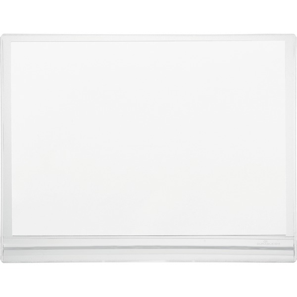 DURABLE Water-Resistant Document Pockets - 5 / Pack - 8.50" Holding Width x 11" Holding Height - Water Resistant, Self-adhesive - Transparent
