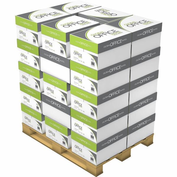 Global Office Premium Multipurpose Paper - 96 Brightness - 8 1/2" x 14" - 40 / Pallet - 500 Sheets per Ream - White