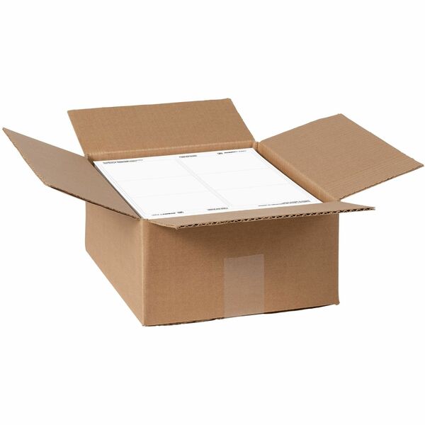 Avery® Shipping Address Labels, Full Sheet Labels, Permanent, 500 Labels (91200) - 8 1/2" Width x 11" Length - Permanent Adhesive - Laser - White - Paper - 1 / Sheet - 500 Total Sheets - 500 Total Label(s) - 1 - Permanent Adhesive, Stick & Stay, Jam-free, Smudge Resistant, Customizable