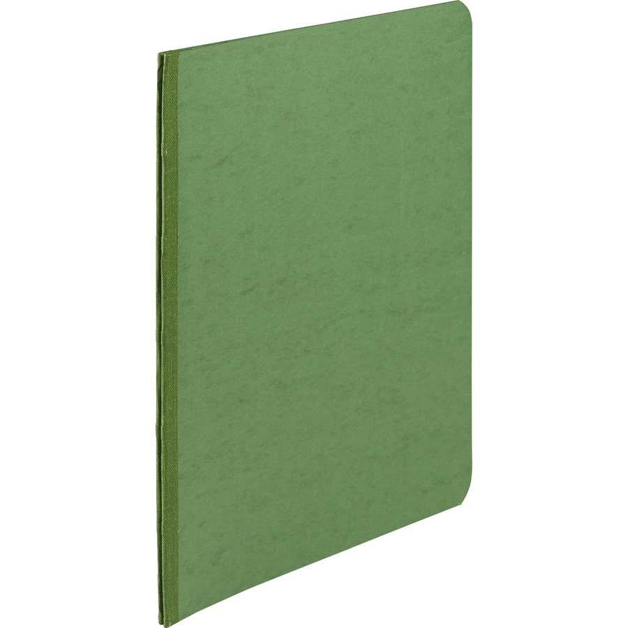 ACCO Presstex Letter Recycled Report Cover - 3" Folder Capacity - 8 1/2" x 11" - Dark Green - 30% Recycled - 1 Each