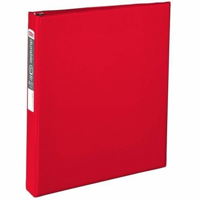 Avery® Durable View Binder - 1" Binder Capacity - Letter - 8 1/2" x 11" Sheet Size - 250 Sheet Capacity - 3 x Slant Ring Fastener(s) - 2 Pocket(s) - Polypropylene - Recycled - Pocket, Durable, Long Lasting, Tear Resistant, Split Resistant, Sturdy - 1 Each