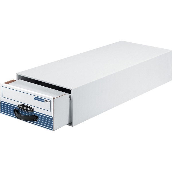 Stor/Drawer® Steel Plus™ - Card - Internal Dimensions: 9.25" Width x 23.25" Depth x 5.63" Height - External Dimensions: 10.5" Width x 25.3" Depth x 6.5" Height - Medium Duty - Stackable - Steel, Plastic - White, Blue - For Card - Recycled - 1 Each