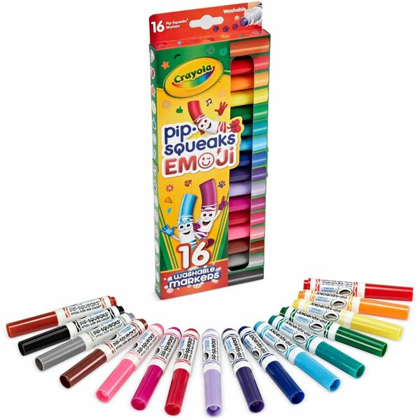 Crayola Pip Squeaks Marker Stamps - Assorted - 16 / Pack