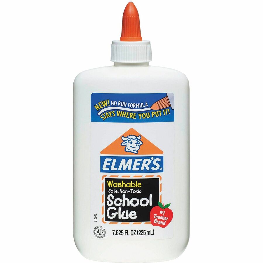 Elmer's Washable School Glue - 7.62 oz - 1 Each - White