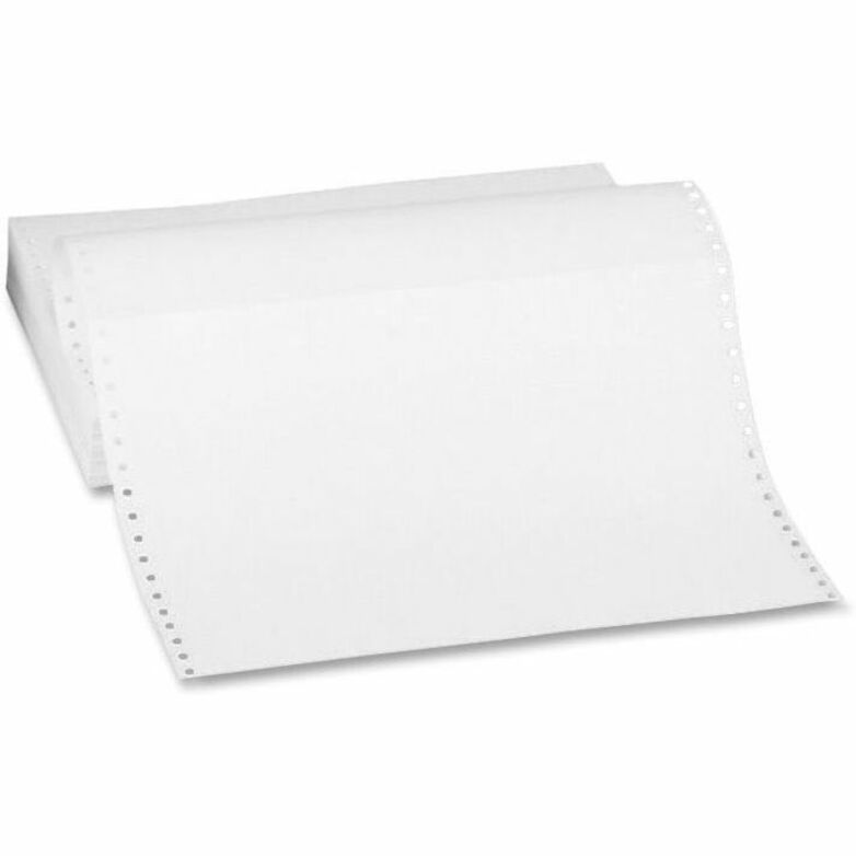 Sparco Continuous-form Plain Computer Paper - 14 7/8" x 11" - 20 lb Basis Weight - 270 / Carton - Perforated
