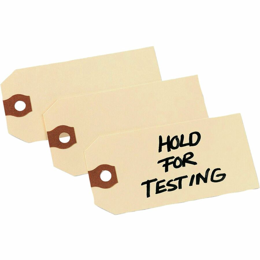 Avery® Unstrung Manila Shipping Tags - 3.75" Length x 1.87" Width - Rectangular - 1000 / Box - Card Stock - Manila