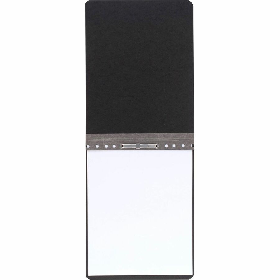 ACCO Letter Recycled Report Cover - 2" Folder Capacity - 8 1/2" x 11" - Pressboard, Tyvek - Black - 30% Recycled - 1 Each