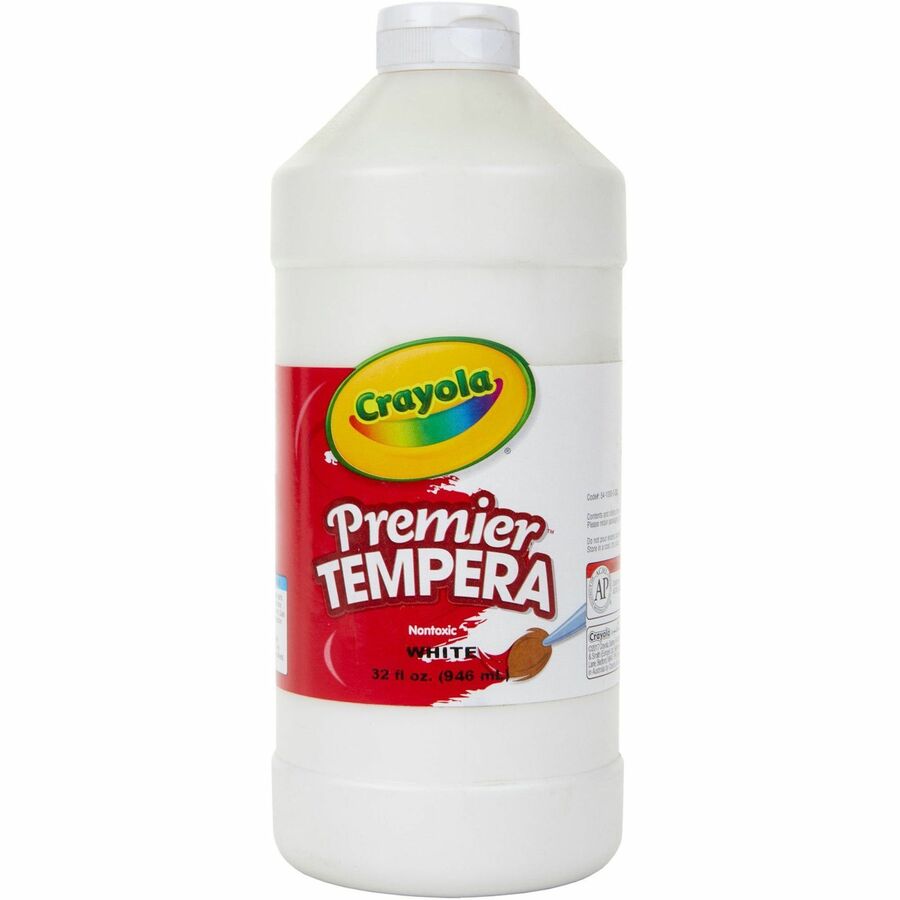 Crayola Premier Tempera Paint - 2 lb - 1 Each - White