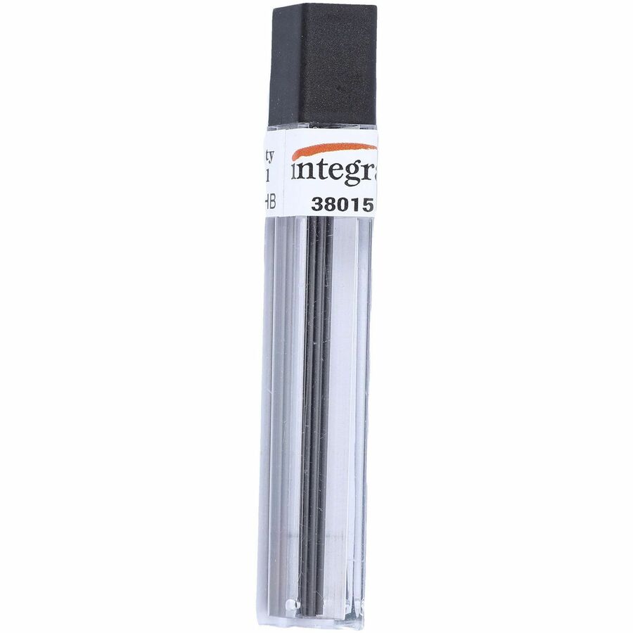 Integra Premium 60mm Lead Refills - 0.7 mm Point - Black - Break Resistant - 1 / Tube