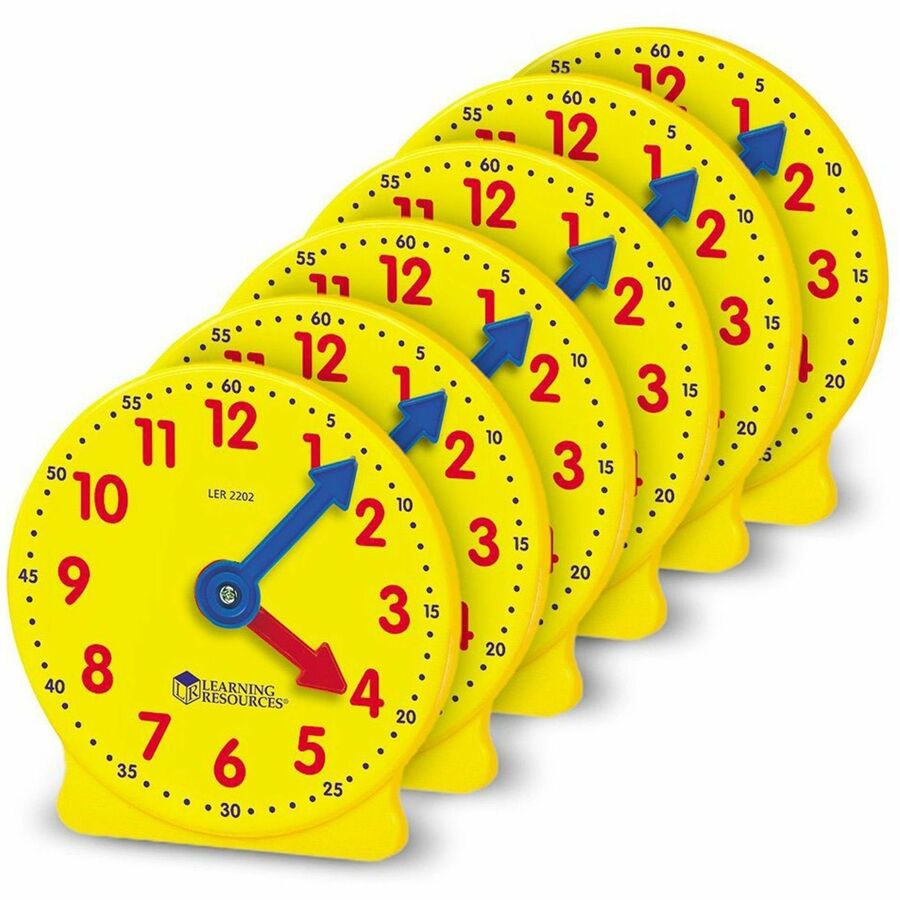 Learning Resources Pre K-4 Learning Clocks Set - Theme/Subject: Learning - Skill Learning: Time - 3-9 Year - Multi