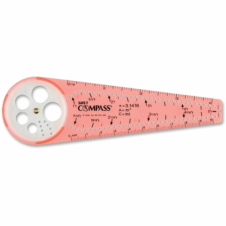 Learning Resources Safe-T Compass - Plastic - Orange - 1 Each