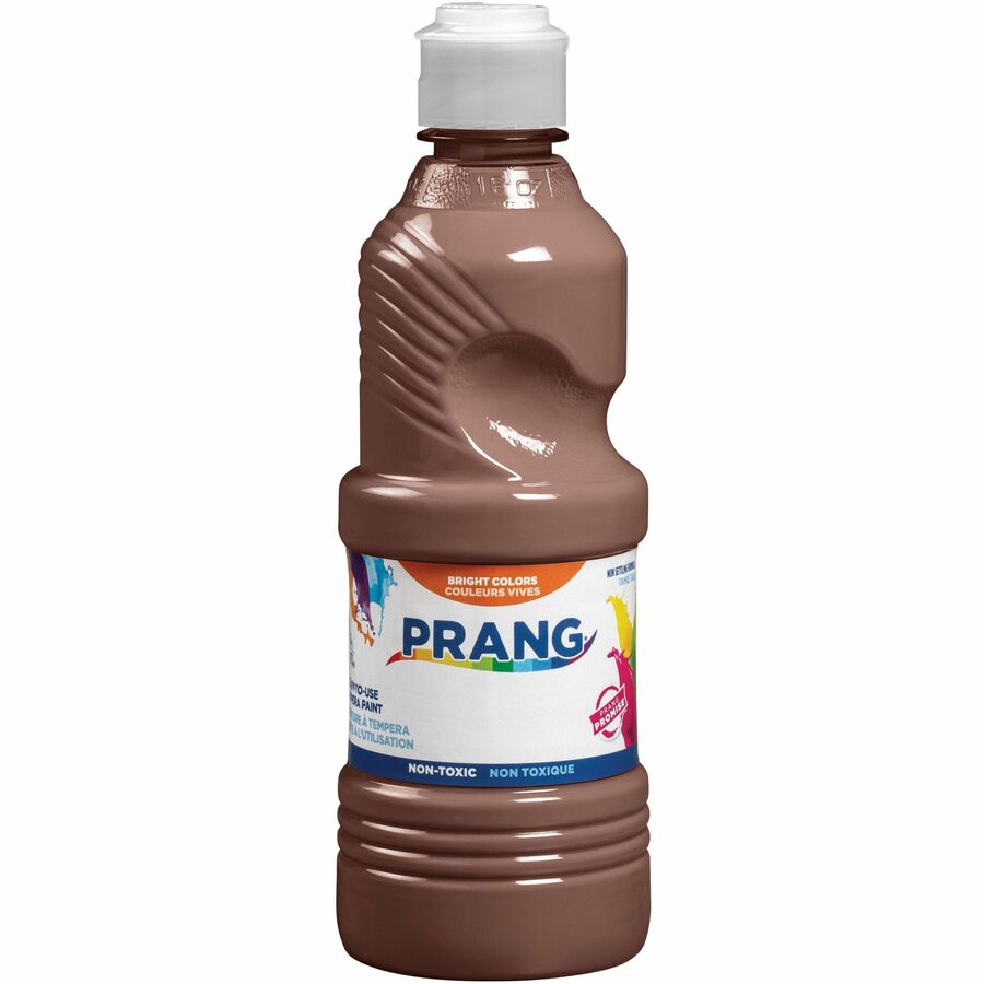 Prang Liquid Tempera Paint - 16 fl oz - 1 Each - Brown