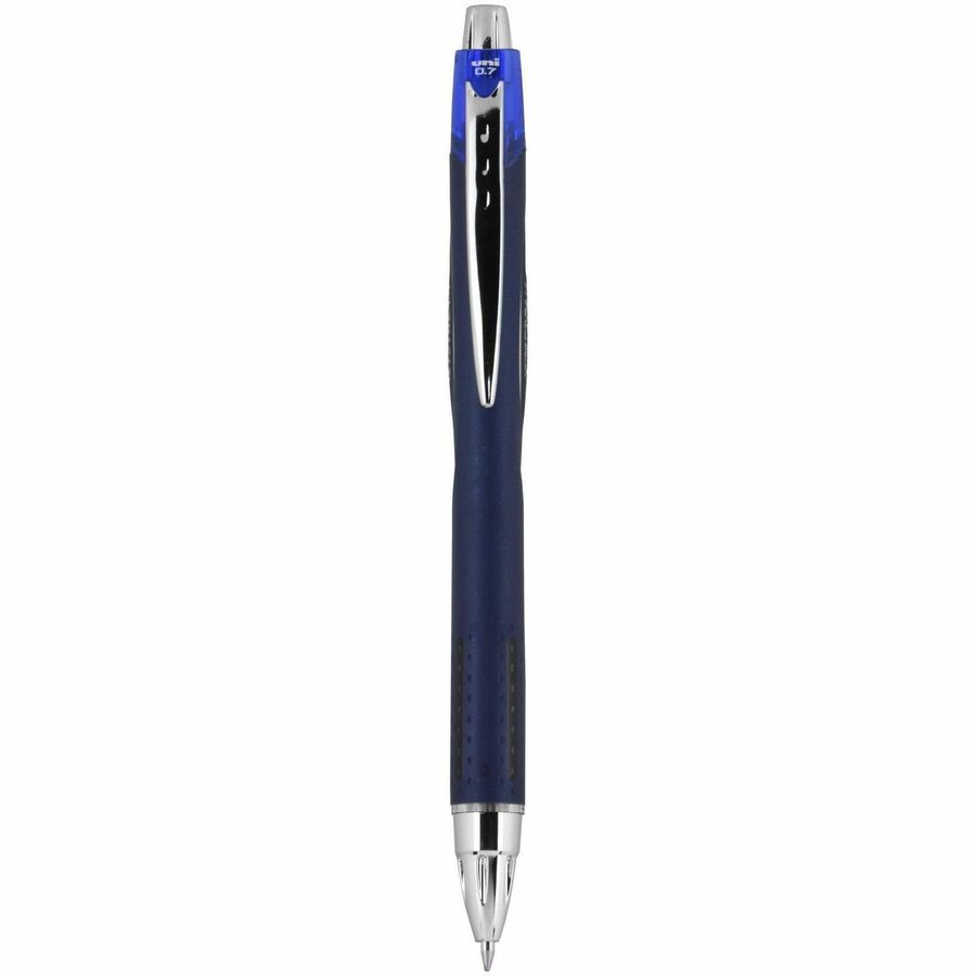 uni® Jetstream RT Ballpoint Pen - Fine Pen Point - 0.7 mm Pen Point Size - Retractable - Blue Pigment-based Ink - 1 Dozen