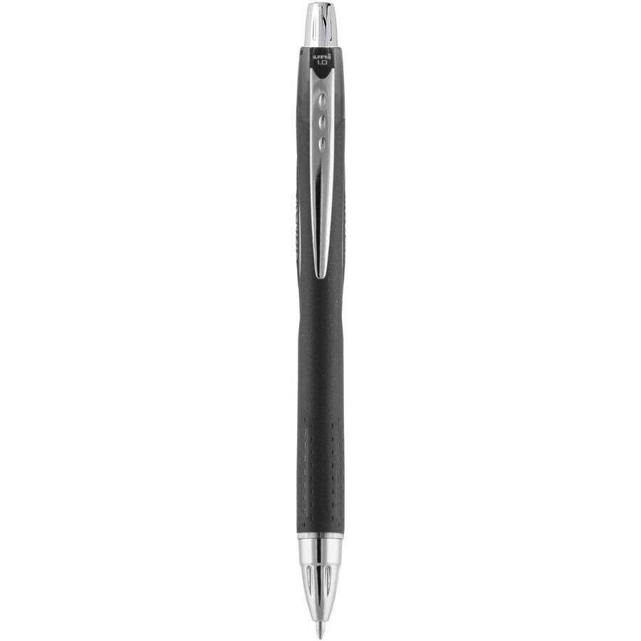 uni® Jetstream RT Ballpoint Pen - Medium Pen Point - 1 mm Pen Point Size - Retractable - Black Pigment-based Ink - 1 Dozen