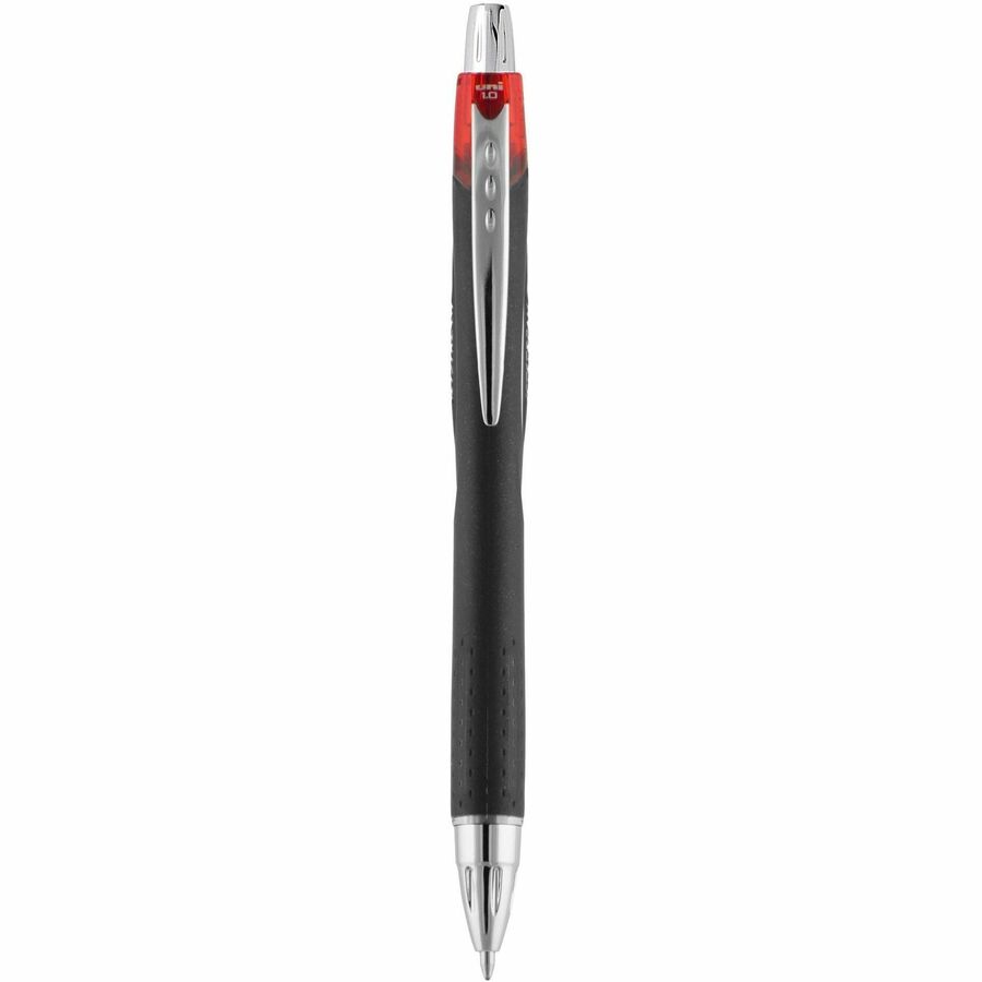 uni® Jetstream RT Ballpoint Pen - Medium Pen Point - 1 mm Pen Point Size - Retractable - Red Pigment-based Ink - 1 Dozen