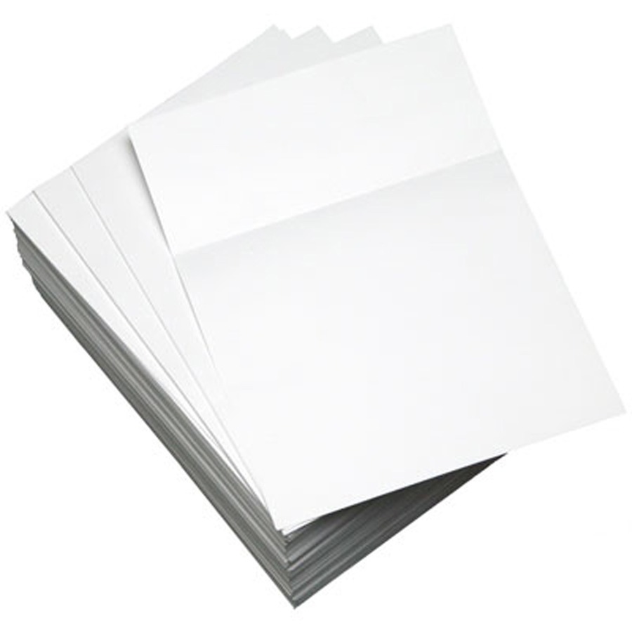 Lettermark Punched & Perforated Papers with Perforations 3-1/2" from the Bottom - White - 92 Brightness - Letter - 8 1/2" x 11" - 24 lb Basis Weight - 90 g/m² Grammage - 2500 / Carton - 2500 - SFI - ColorLok Technology, Micro Perforated, Acid-free, Elemental Chlorine-free