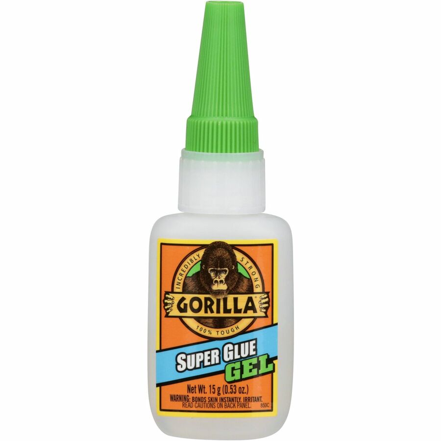 Gorilla Super Glue Gel - 0.53 oz - 1 Each - Clear
