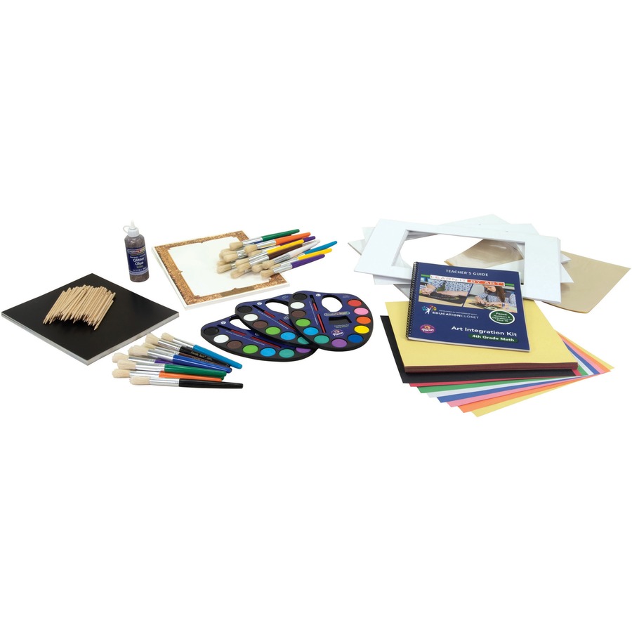 Learn It By Art™ 4th-Grade Math Art Integration Kit - Theme/Subject: Learning - Skill Learning: Science, Technology, Engineering, Mathematics, Planning - 1 / Kit