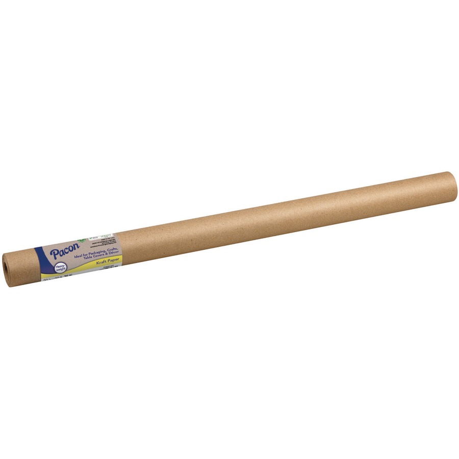 Pacon All-purpose Kraft Paper - 30" Width x 30 ft Length - Heavyweight, Durable, Recyclable - Kraft - Natural
