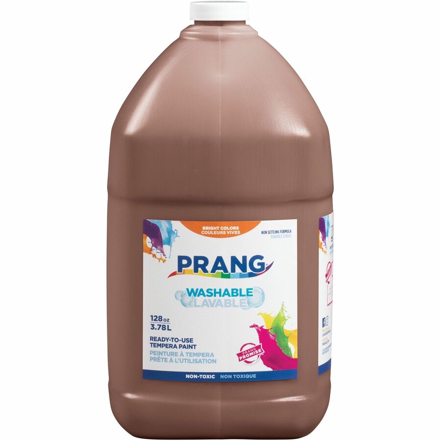 Prang Washable Paint - 1 gal - 1 Each - Brown