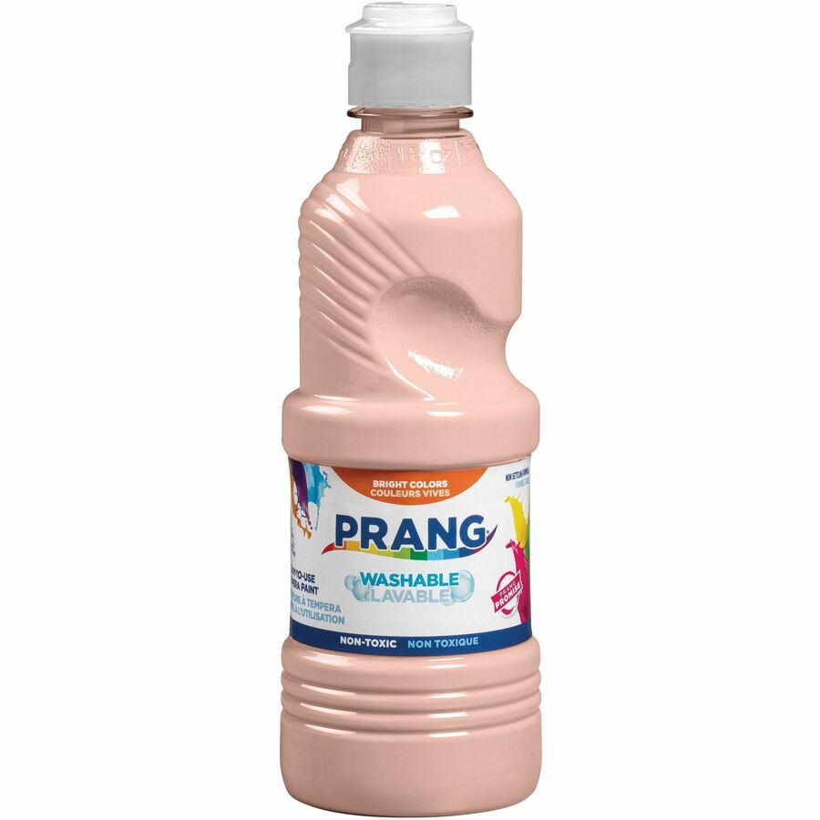 Prang Washable Paint - 16 fl oz - 1 Each - Peach