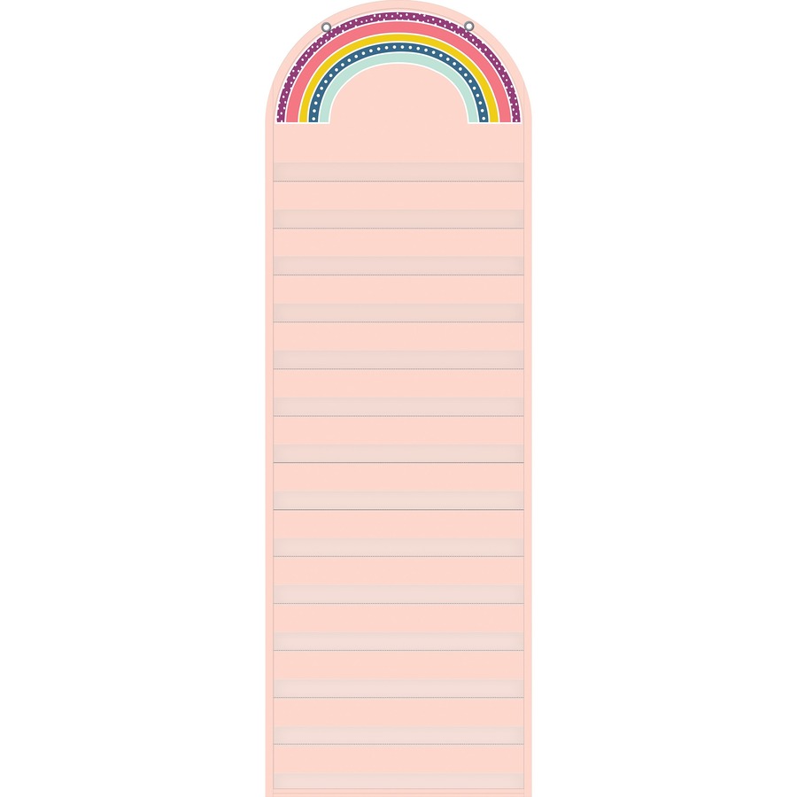 Teacher Created Resources Oh Happy Day Rainbow 14 Pocket Chart - Theme/Subject: Fun - Skill Learning: Rainbow - 1 Each