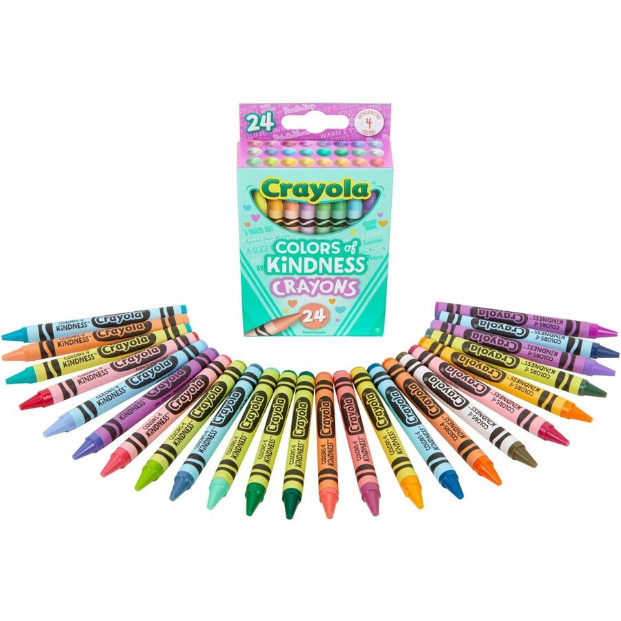 Crayola Colors of Kindness Crayons - Multi - 24 / Pack