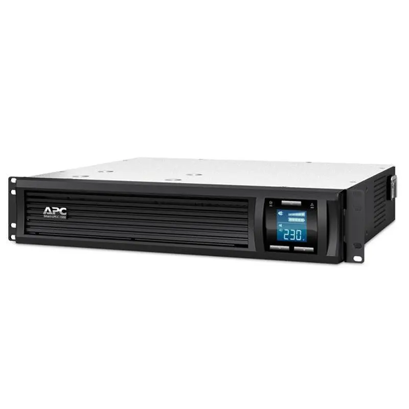 APC Smart-UPS, Line Interactive, 3kVA, Rackmount 2U, 230V, 8x IEC C13 1x IEC C19 outlets, Network Card, AVR, LCD