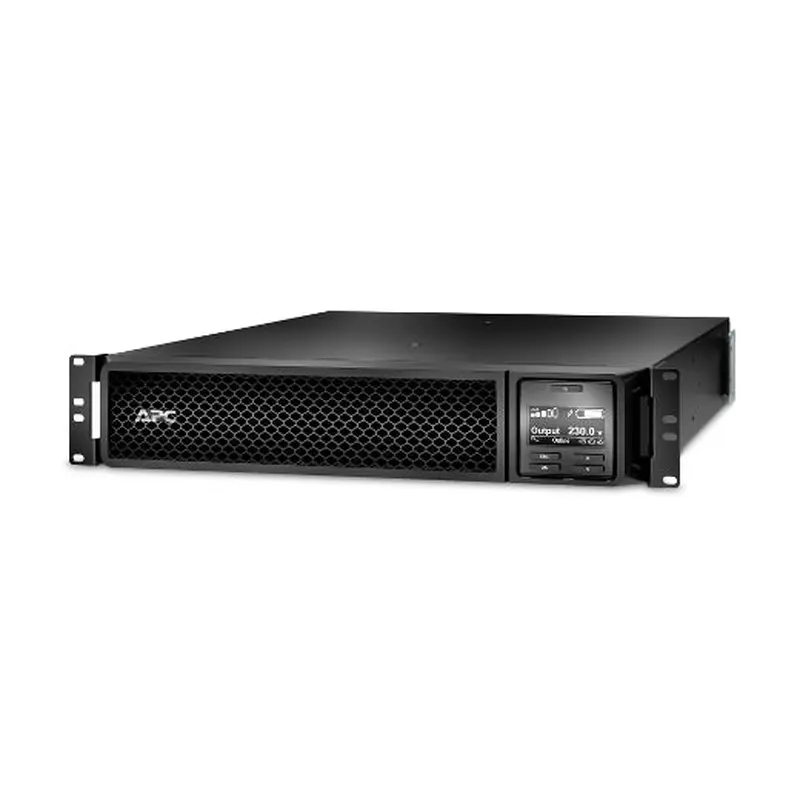 APC Smart-UPS On-Line, 3kVA, Rackmount 2U, 230V, 8x C13 2x C19 IEC outlets, Network Card, Extended runtime, W/ rail kit