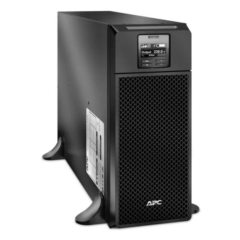APC Smart-UPS On-Line, 6kVA/6kW, Tower, 230V, 6x C13 4x C19 IEC outlets, Network Card SmartSlot, Extended runtime, W/O rail kit